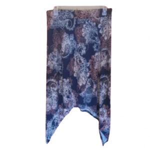 Handkerchief skirt.   1 X Blue/orange/white